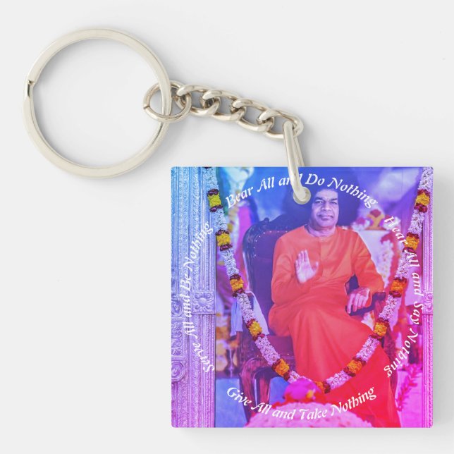Bear all Acrylic keyring - (Front)