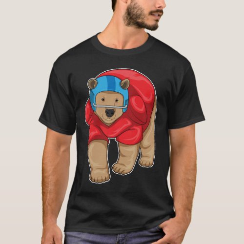 Bear American Football T_Shirt