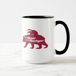 Bear and Badger Double Logo Mug