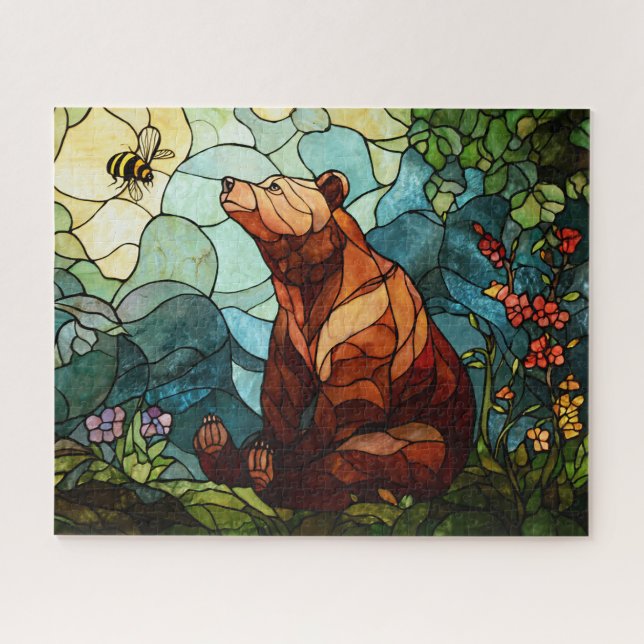 Bear and Bee Puzzle (Horizontal)