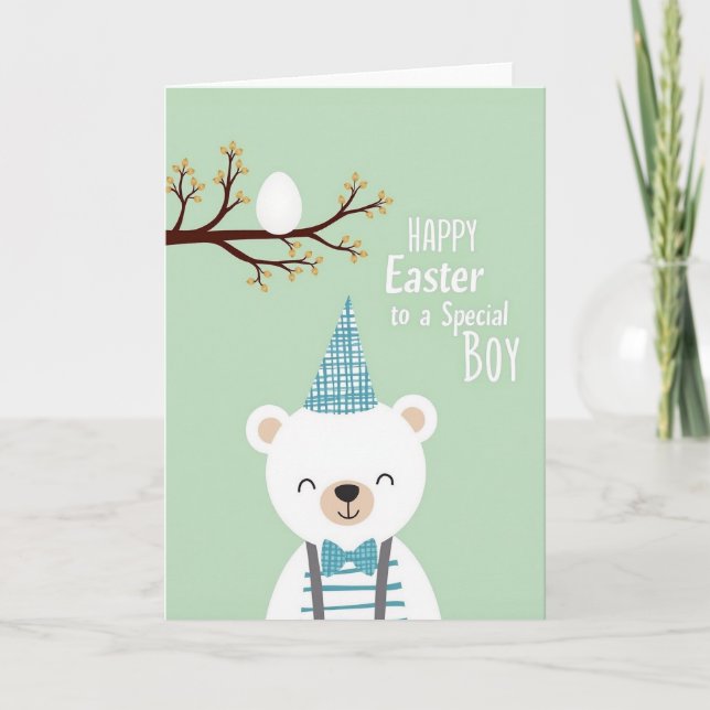 Bear And Branch Happy Day Card (Front)