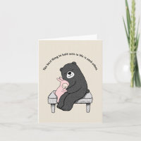 Bear and Bunny on a bench hugging Love Anniversary