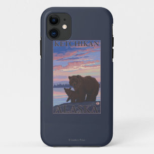 Bear and Cub - Ketchikan, Alaska iPhone 11 Case