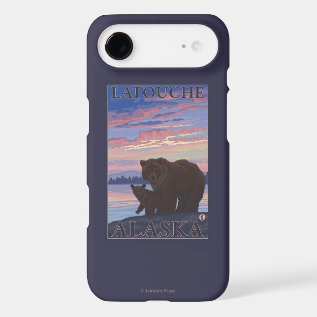Bear and Cub - Latouche, Alaska Case-Mate iPhone Case (Back)