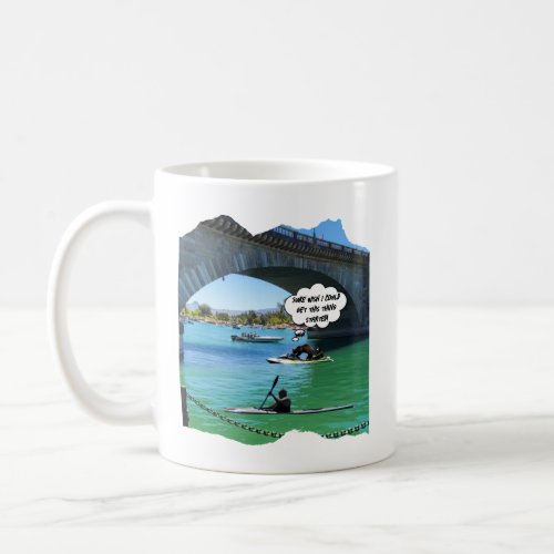 Bear and cub on Jet ski in Lake Havasu Coffee Mug