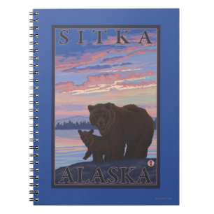 Bear and Cub - Sitka, Alaska Notebook