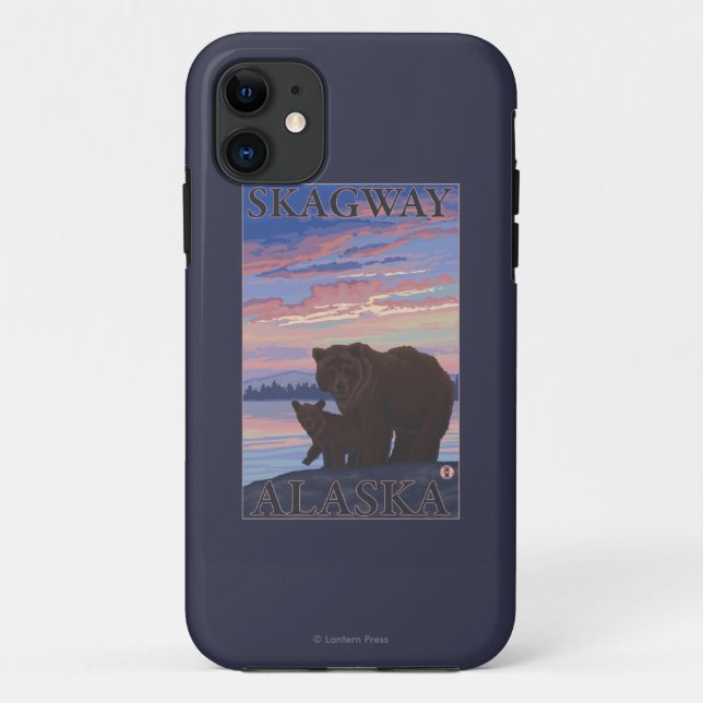 Bear and Cub - Skagway, Alaska Case-Mate iPhone Case (Back)
