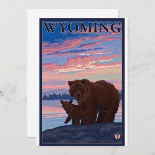 Bear and Cub - Wyoming (Front/Back)