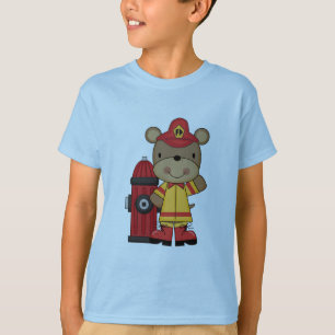 Bear and Hydrant Firefighter T-shirts and Gifts