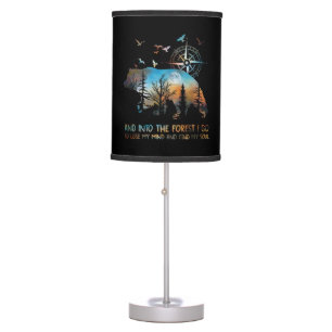 Bear And Into The Forest I Go To Lose My Mind And Table Lamp