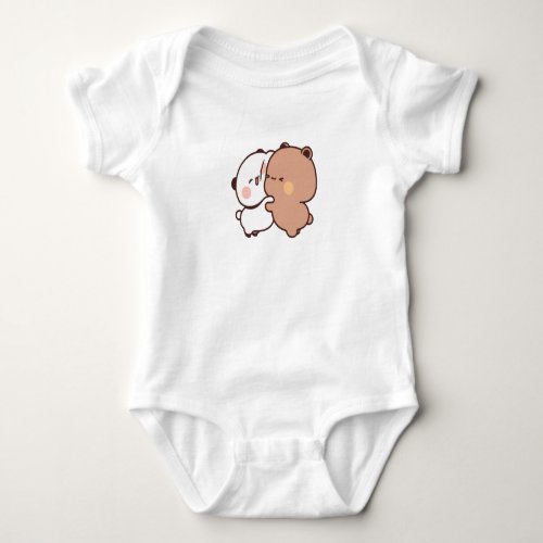 Bear and Panda Bubu Dudu Balloon Baby Bodysuit