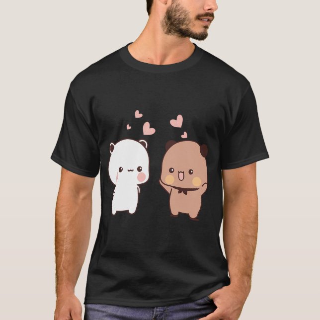 Bear And Panda Bubu Dudu Balloon              T-Shirt (Front)