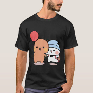Bear And Panda Bubu Dudu Balloon T-Shirt