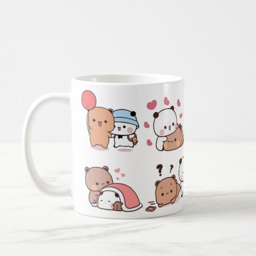 bear and panda bubu dudu KAWAII Coffee Mug