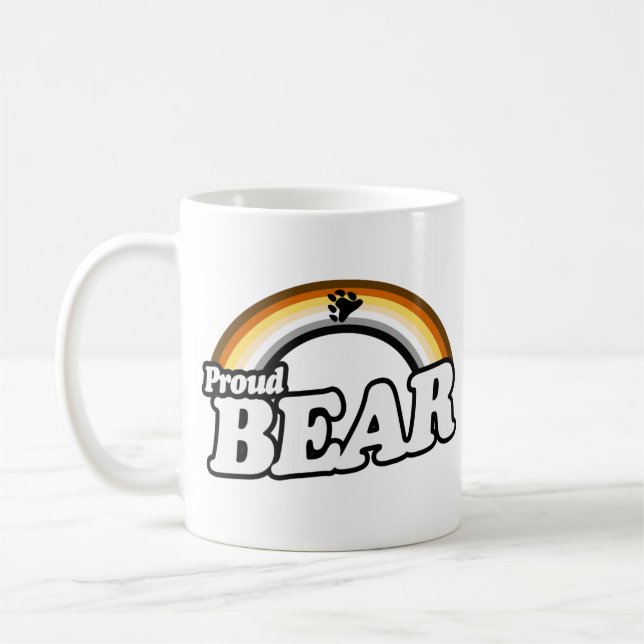Bear and Proud Coffee Mug (Left)