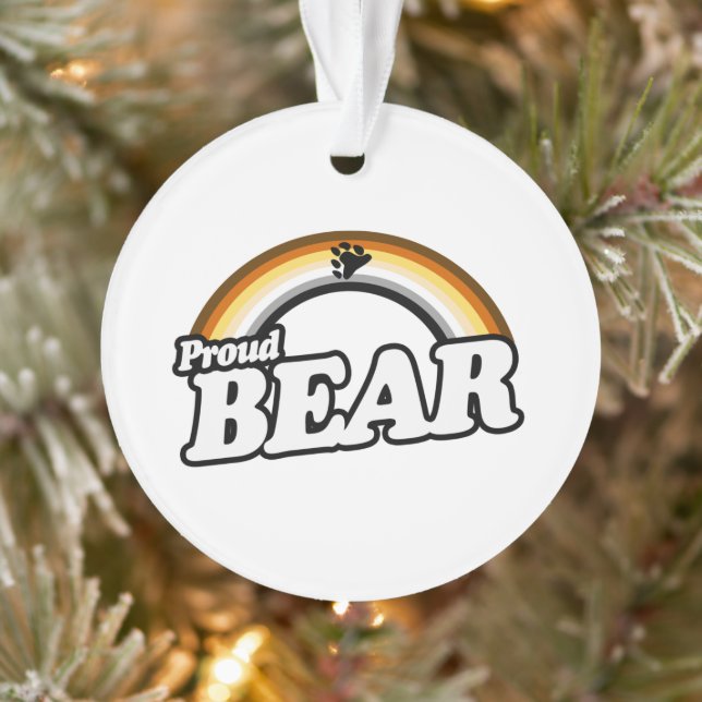 Bear and Proud Ornament (Tree)