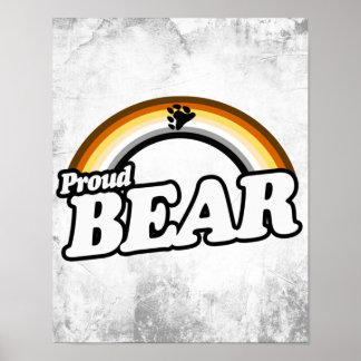 Bear and Proud Poster
