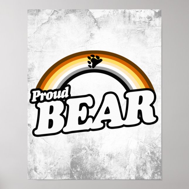Bear and Proud Poster (Front)