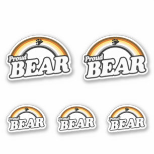 Bear and Proud Sticker