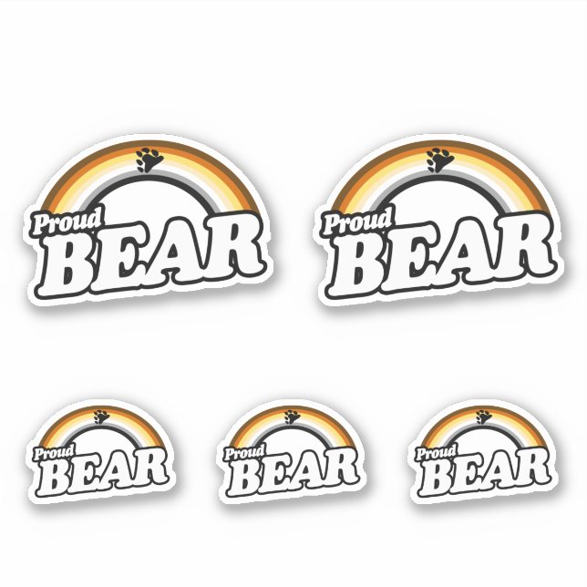 Bear and Proud Sticker (Front)