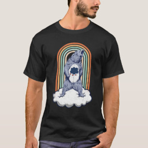 Bear Angry Rainbow Colorful Cloud Animal T-Shirt