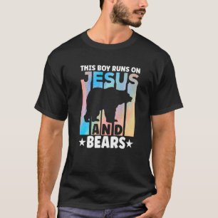 Bear Apparel Grizzly Wildlife Animal Bear for Boys T-Shirt