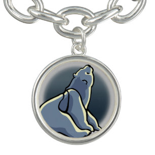 Bear Art Bracelet Baby Polar Bears Charm