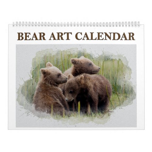 Bear Art Calendar