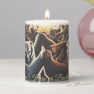 Bear Art Candles Custom Dancing Bears Art Candle
