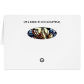 Bear Art Cards Blank Tribal Bear Art Cards Custom (Back Horizontal)