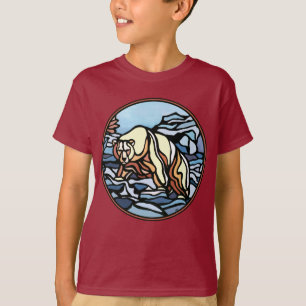 Bear Art Kid's Sweatshirts Polar Bear Kid's Shirt