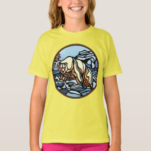 Bear Art Kid's Sweatshirts Polar Bear Kid's Shirt