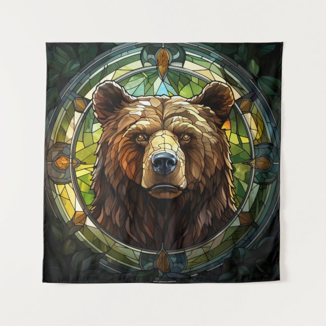 Bear Art Tapestry (Front)