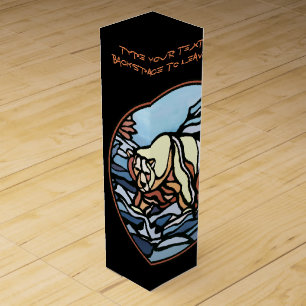 Bear Art Wine Box Native Bear Art Box