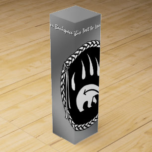 Bear Art Wine Box Native Bear Art Box