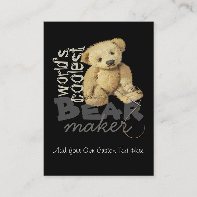 Bear Artists Design Personalized Business Cards (Front)