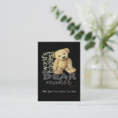Bear Artists Design Personalized Business Cards (Standing Front)