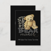 Bear Artists Design Personalized Business Cards (Front/Back)