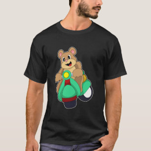Bear as Biker with Scooter.PNG T-Shirt