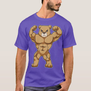 Bear as Bodybuilder with big Muscles T-Shirt