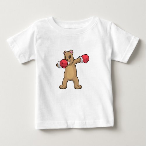 Bear as Boxer at Boxing  Hip Hop Dance Dab Baby T_Shirt