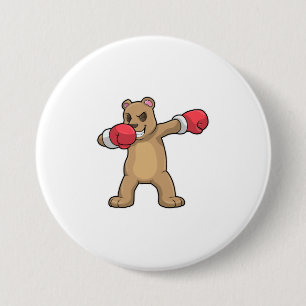 Bear as Boxer at Boxing & Hip Hop Dance Dab Button