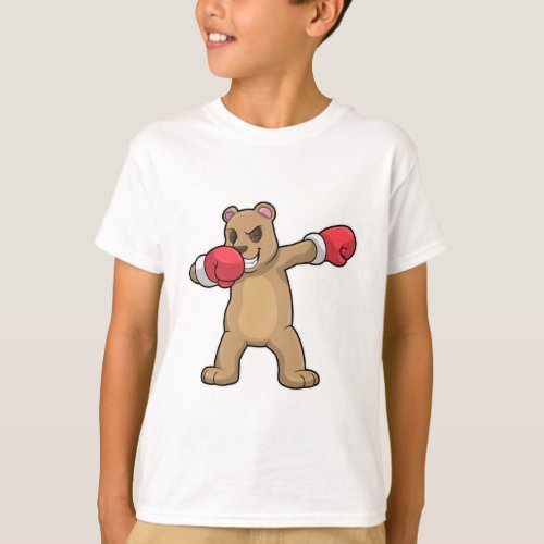 Bear as Boxer at Boxing  Hip Hop Dance Dab T_Shirt