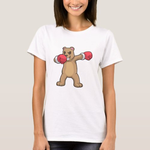 Bear as Boxer at Boxing  Hip Hop Dance Dab T_Shirt