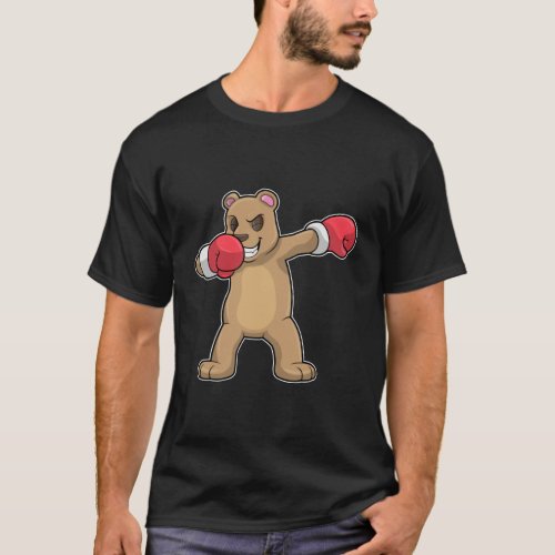 Bear as Boxer at Boxing  Hip Hop Dance Dab T_Shirt