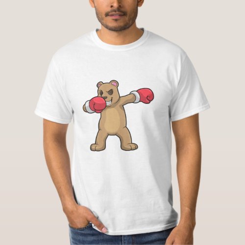 Bear as Boxer at Boxing  Hip Hop Dance Dab T_Shirt