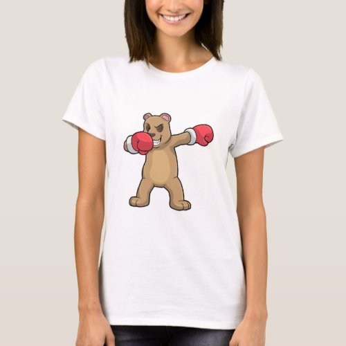 Bear as Boxer at Boxing  Hip Hop Dance Dab T_Shirt