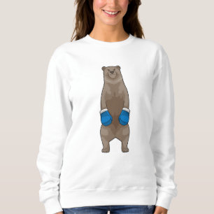 Bear as Boxer with Boxing gloves Sweatshirt