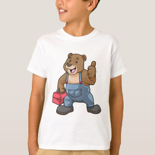 Bear as Craftsman with Tool box T-Shirt