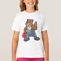 Bear as Craftsman with Tool box